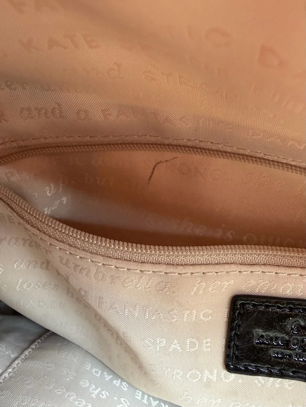 kate spade Black & Cream Two-Tone Satchel